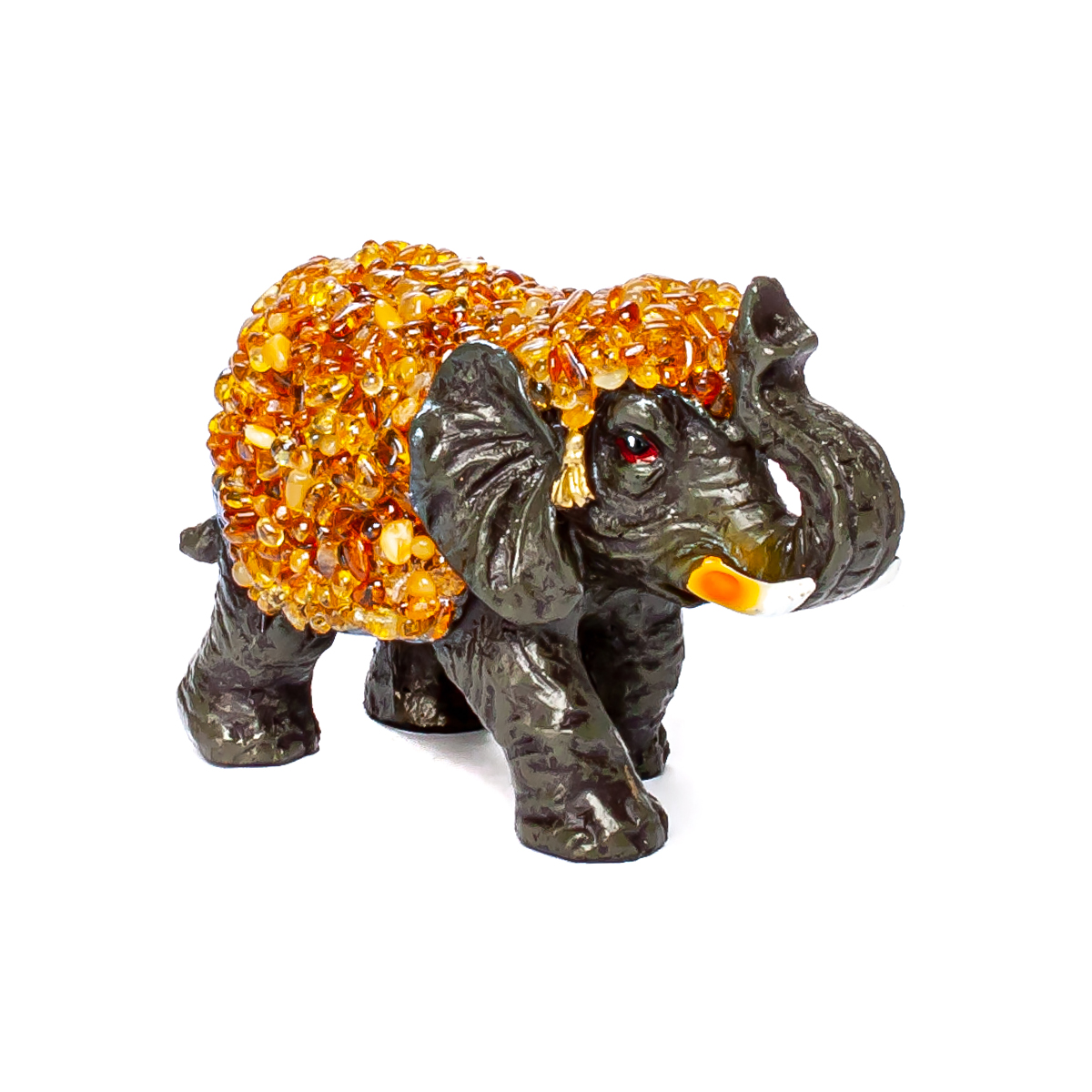 Слон Керамика Янтарь