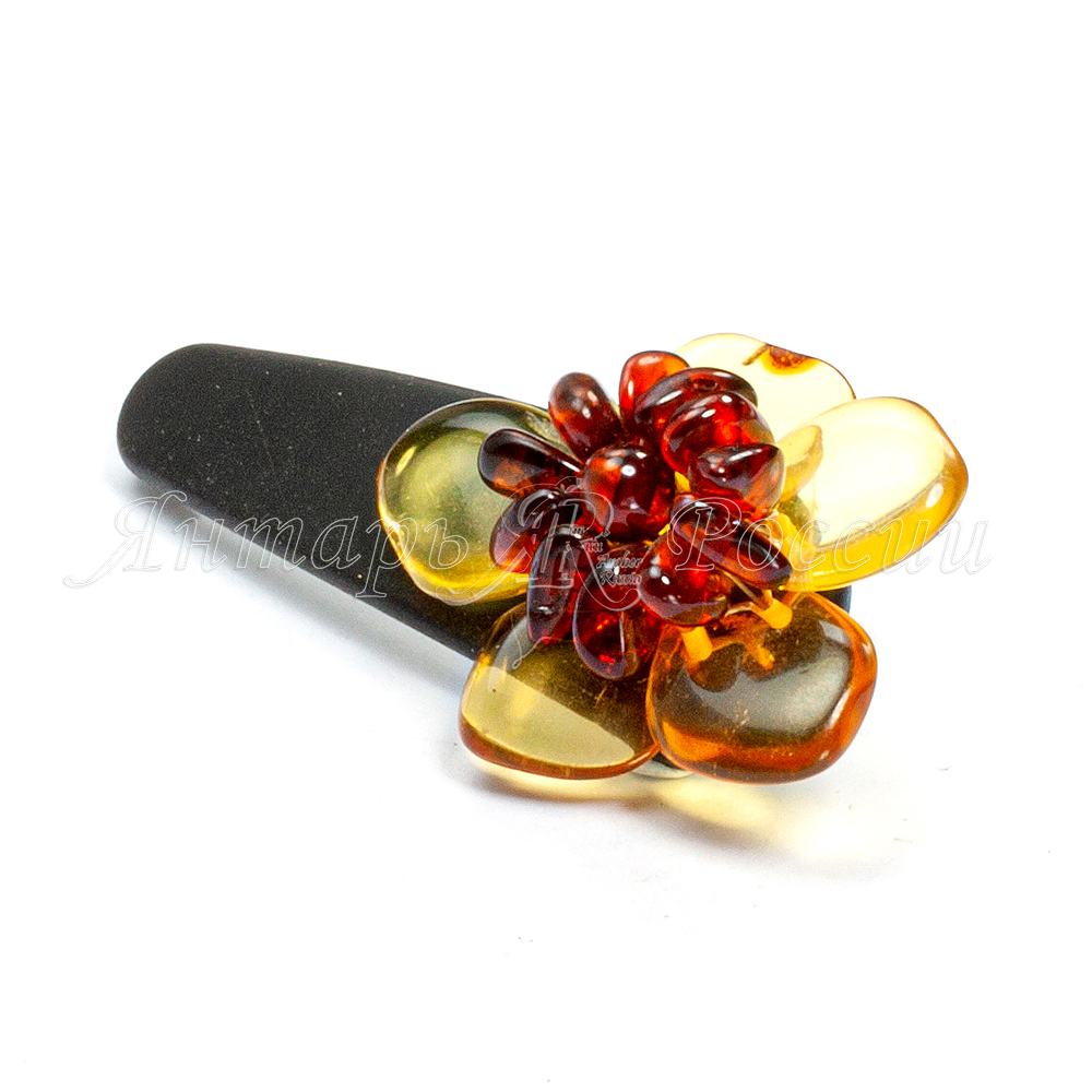 Заколка Янтарь